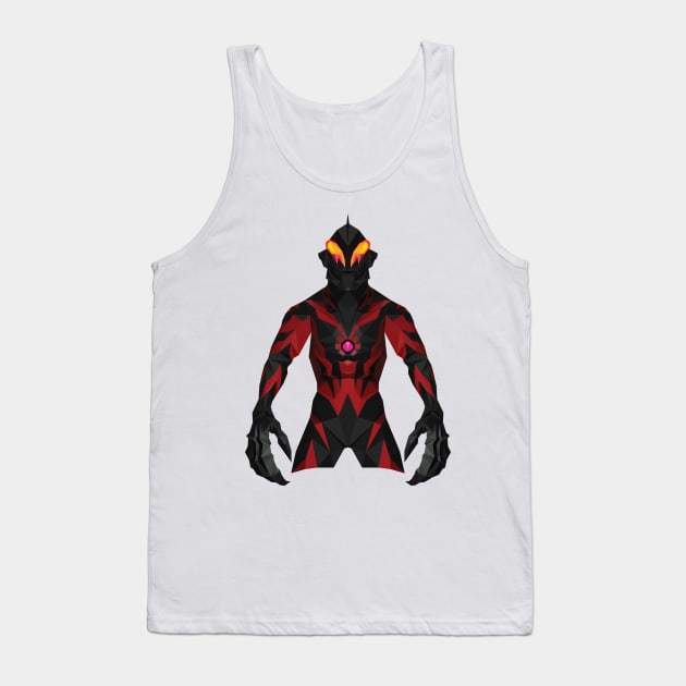 Ultraman Belial (Low Poly Style) Tank Top by The Toku Verse